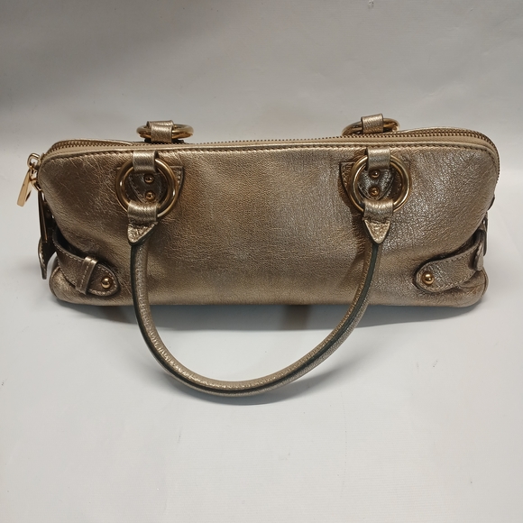 Marc Jacob Metallic Gold Women’s Satchel Handbag - Picture 7 of 16
